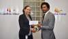MEANINGFUL CONTRIBUTION: TTOC president Brian Lewis, right, receives a cheque from Guardian Group’s senior manager – Group Corporate Communications, Ayesha Boucaud-Claxton, to aid the TTOC’s #10golds24 Athlete Welfare and Preparation Fund at the company’s headquarters at Columbus Circle, Westmoorings, last Friday. MEANINGFUL CONTRIBUTION: TTOC president Brian Lewis, right, receives a cheque from Guardian Group’s senior manager – Group Corporate Communications, Ayesha Boucaud-Claxton, to aid the TTOC’s #10golds24 Athlete Welfare and Preparation Fund at the company’s headquarters at Columbus Circle, Westmoorings, last Friday.