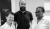 T&T Pro League interim Chief Executive Officer Julia Baptiste, right, extends gratitude to Eva Pasquier, head of international relations at UEFA, while UEFA ASSIST’s Kenny MacLeod looks on following a three-day UEFA ASSIST-Trinidad workshop, which ended on April 6 at the National Cycling Centre in Balmain, Couva. T&T Pro League interim Chief Executive Officer Julia Baptiste, right, extends gratitude to Eva Pasquier, head of international relations at UEFA, while UEFA ASSIST’s Kenny MacLeod looks on following a three-day UEFA ASSIST-Trinidad workshop, which ended on April 6 at the National Cycling Centre in Balmain, Couva.