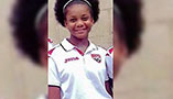 Mourned: Abiela Adams, had bright football future.