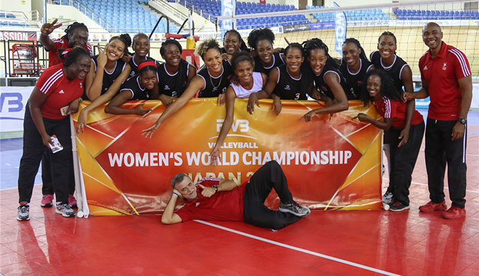 Trinidad & Tobago celebrate historic first ever qualification to an FIVB World Championship after beating Costa Rica in Port of Spain.