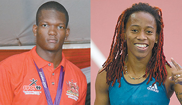 Javelin thrower Keshorn Walcott and sprinter Michelle-Lee Ahye named on the T&T team for the IAAF Wolrd Championships.