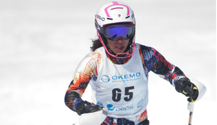 TT skier Abigail Vieira