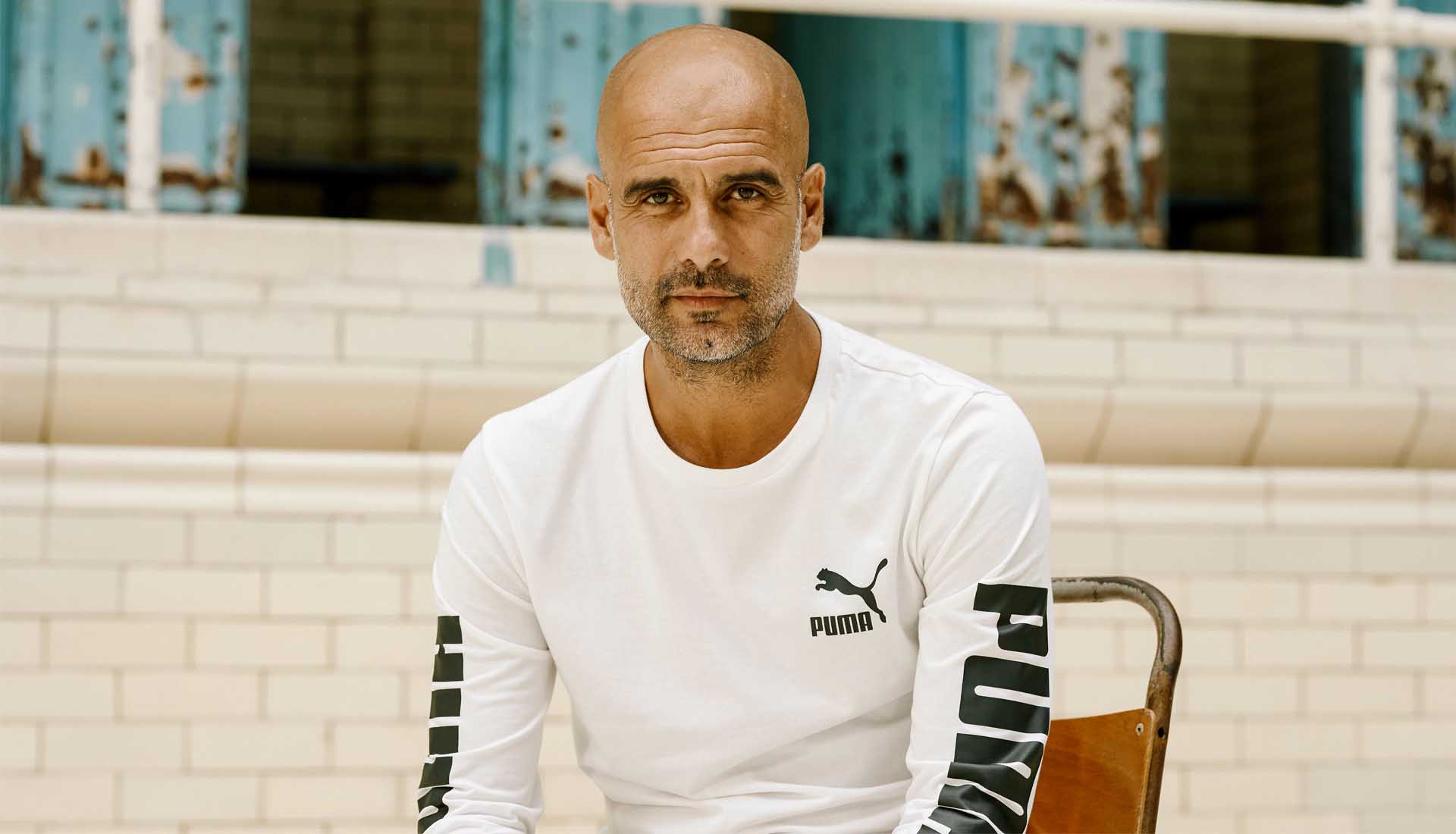 Pep Guardiola Officially Signs With PUMA