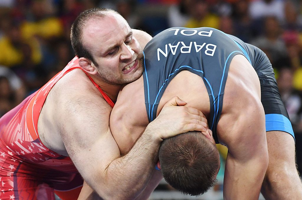 US wrestler Tervel Dlagnev has received a bronze from the London 2012 Olympics in a Medal Reallocation Ceremony in Nebraska ©Getty Images